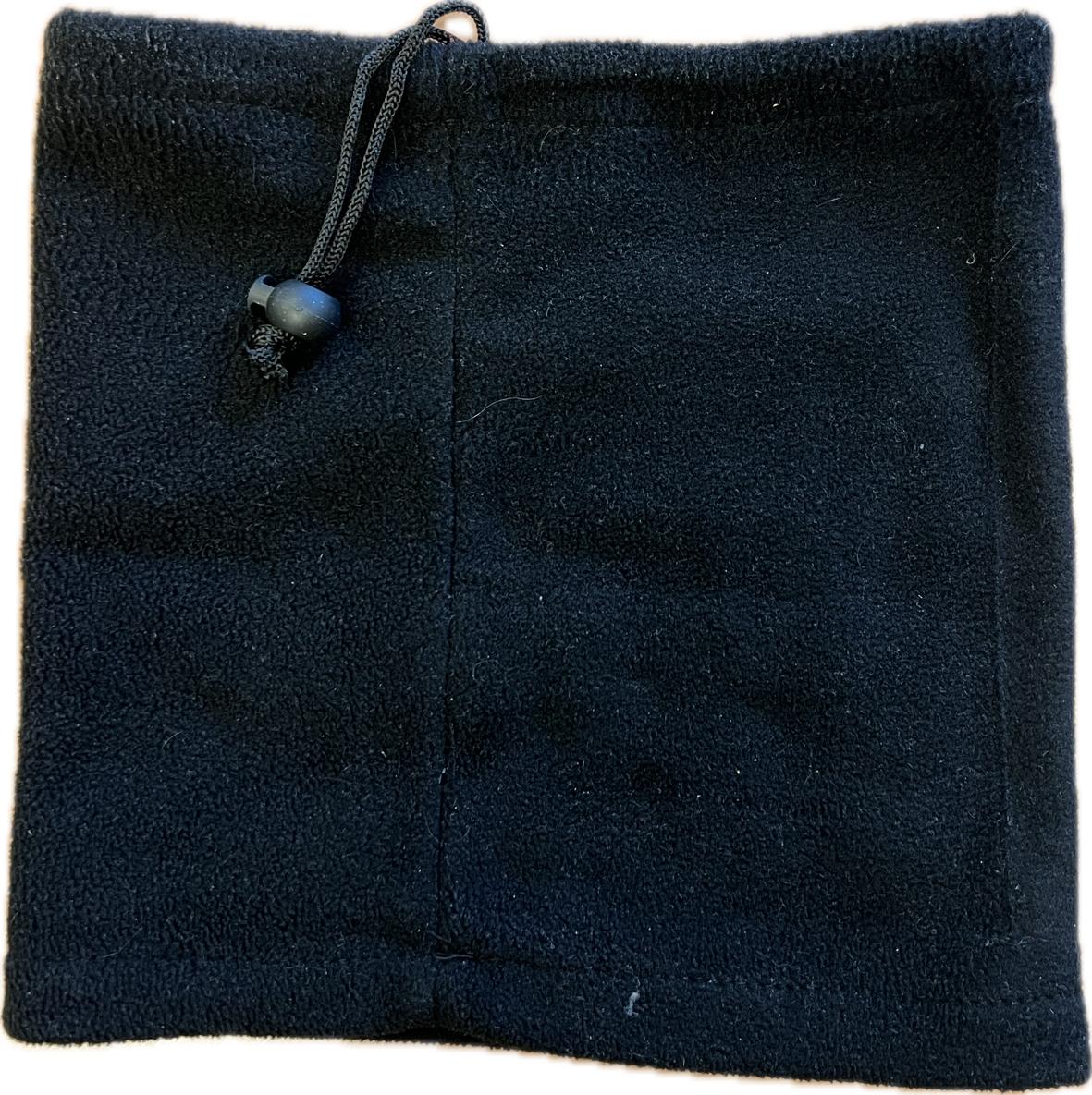 Schlauchschal/Halstuch aus Fleece schwarz 