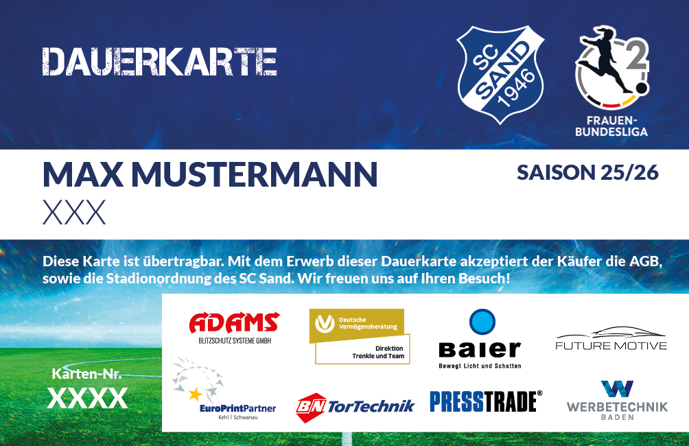 Dauerkarte 2025 / 26 