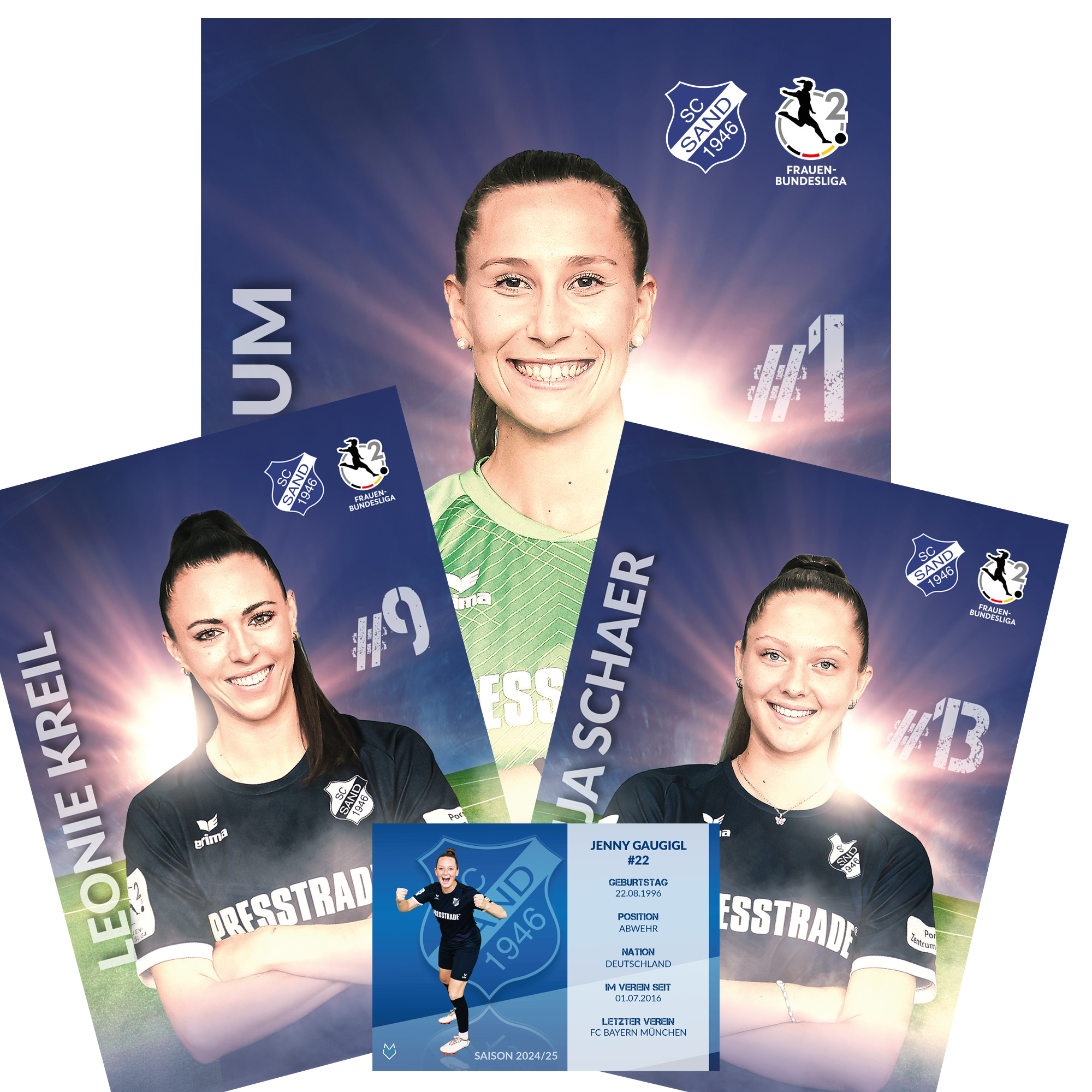 Autogrammkarten Set der Saison 2024/2025